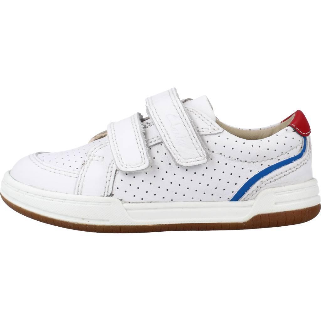 Baskets Clarks Modèle Fawn Solo T Couleur Blanc 2/5