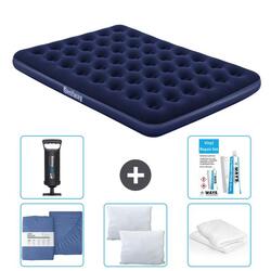 Matelas gonflable Bestway - 2P - 203x152x22 cm + Accessoires CB32