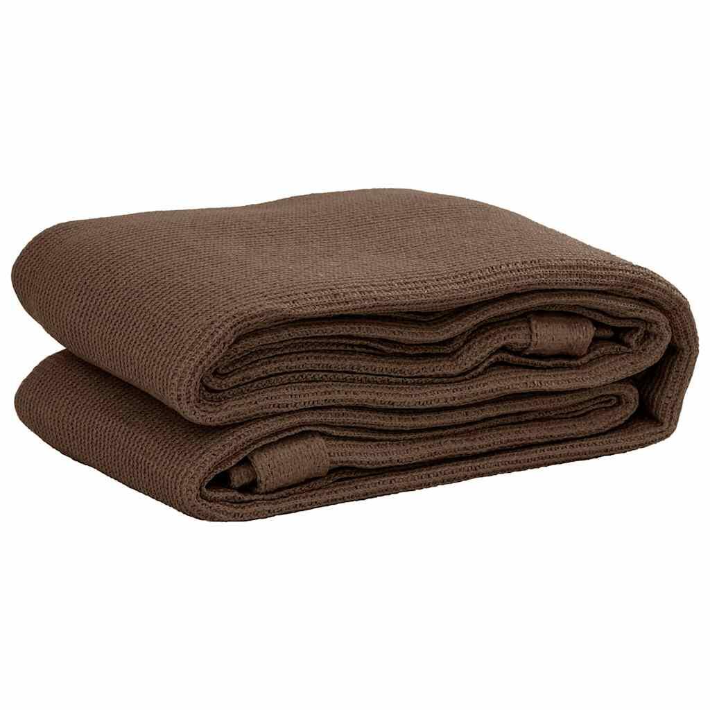 Tapis de tente Vidaxl 400x500 cm brun 2/4