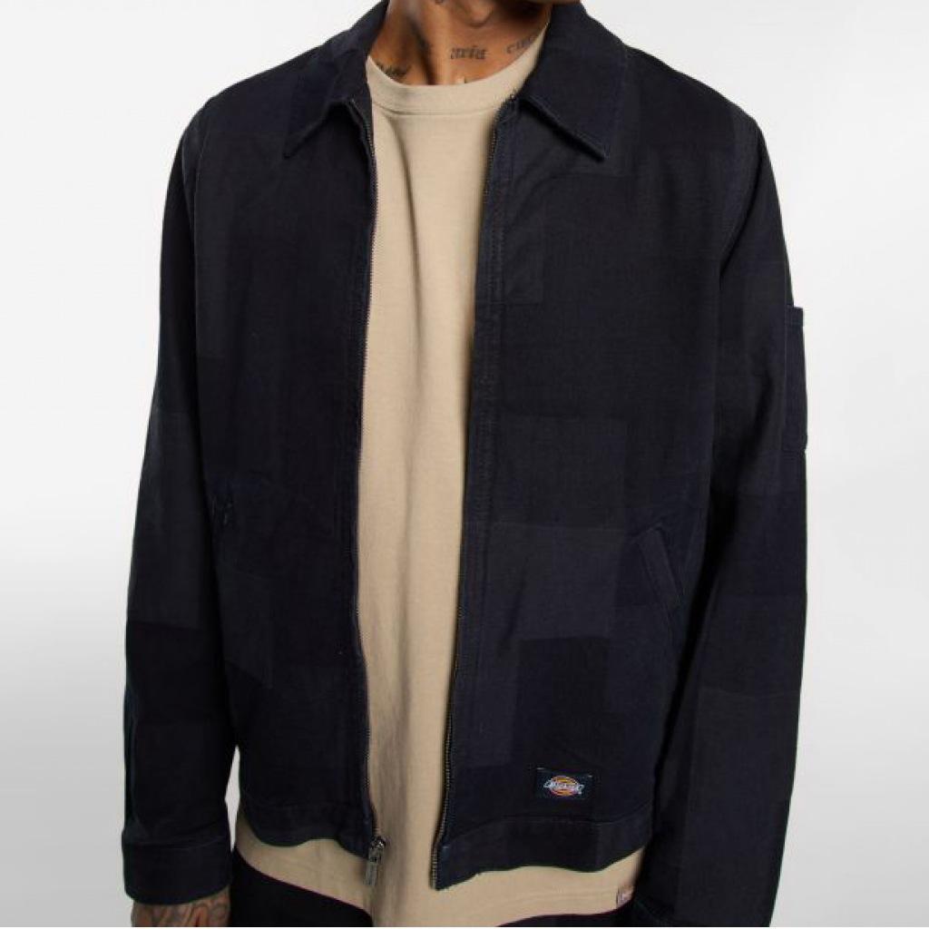 Giacca Dickies Modello Dk0a4z75rin1 Jacquard Eisenhower Colore Nero 3/5