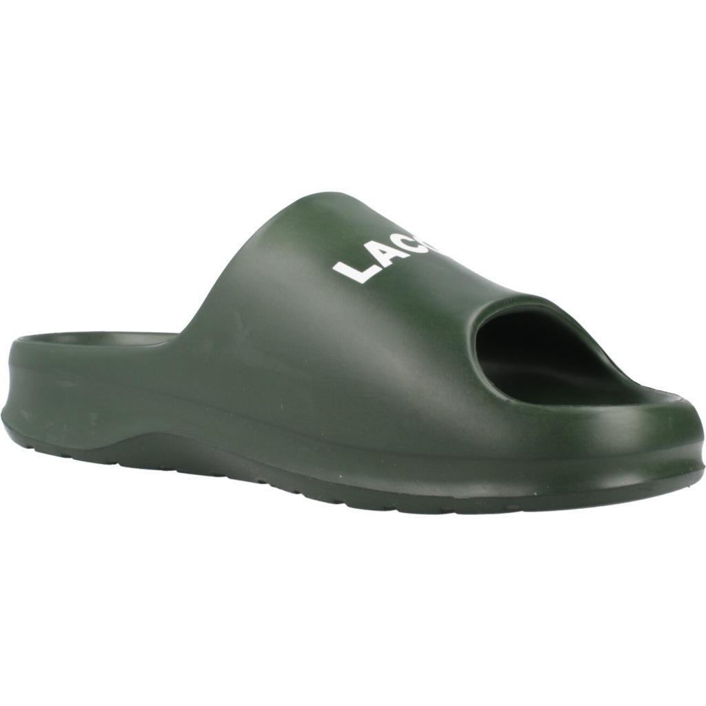 Chanclas Hombre Lacoste Serve Slide 2.0 Mix Verde 5/5