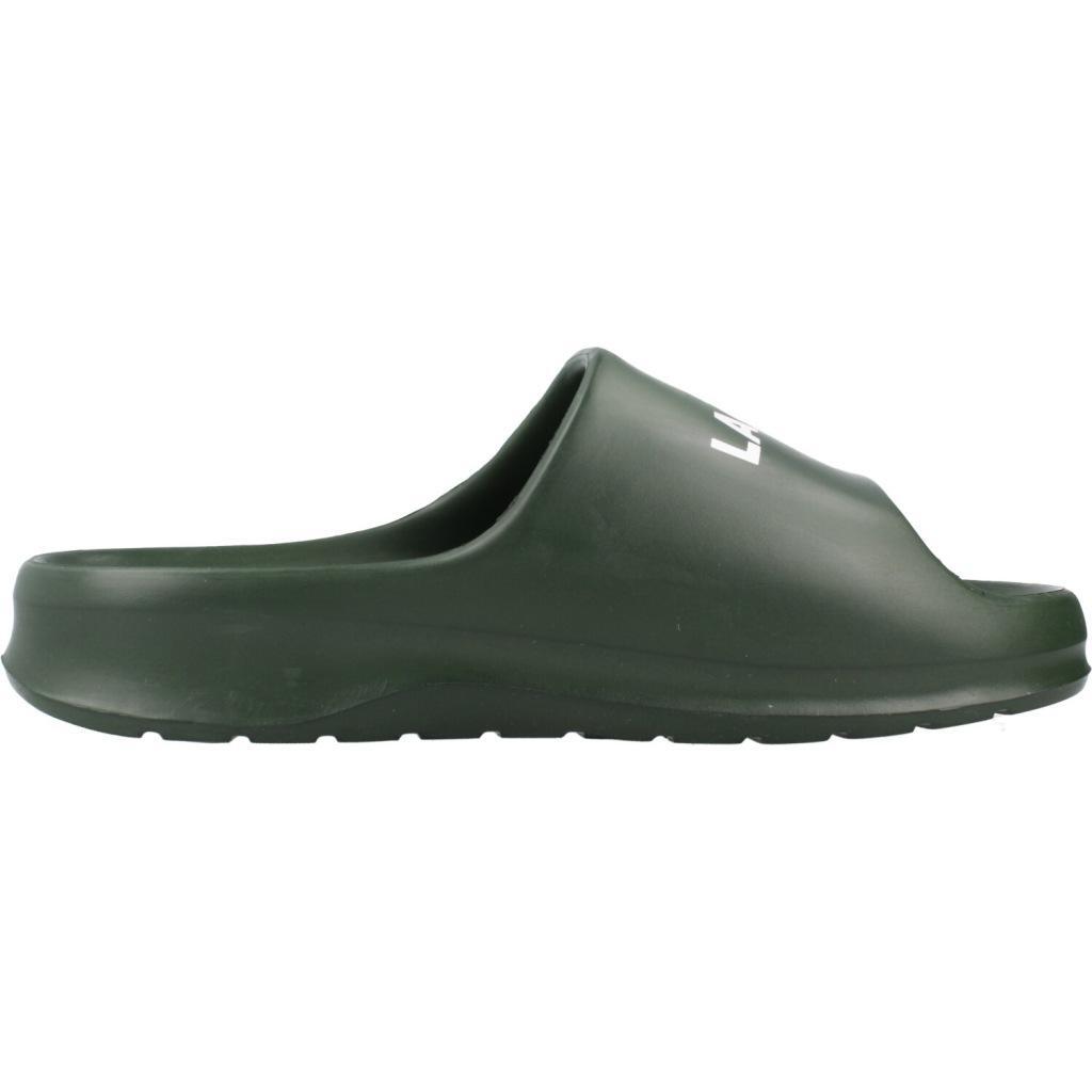 Chanclas Hombre Lacoste Serve Slide 2.0 Mix Verde 4/5