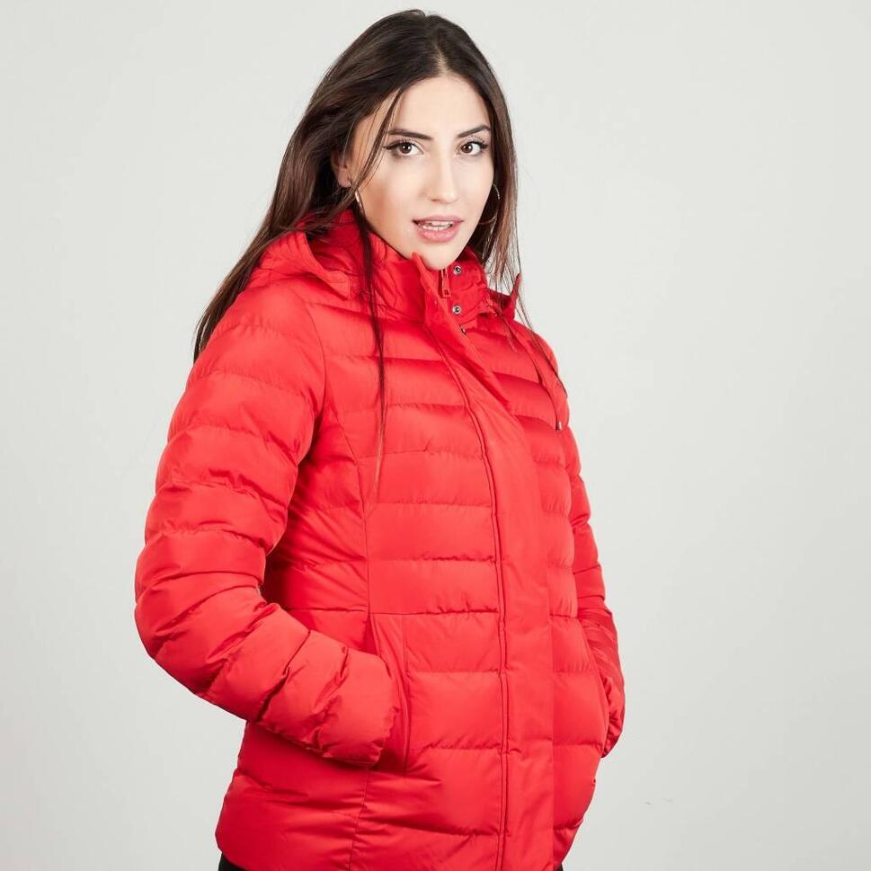 Kurtka GEOX W ANEKO MID JKT Czerwony