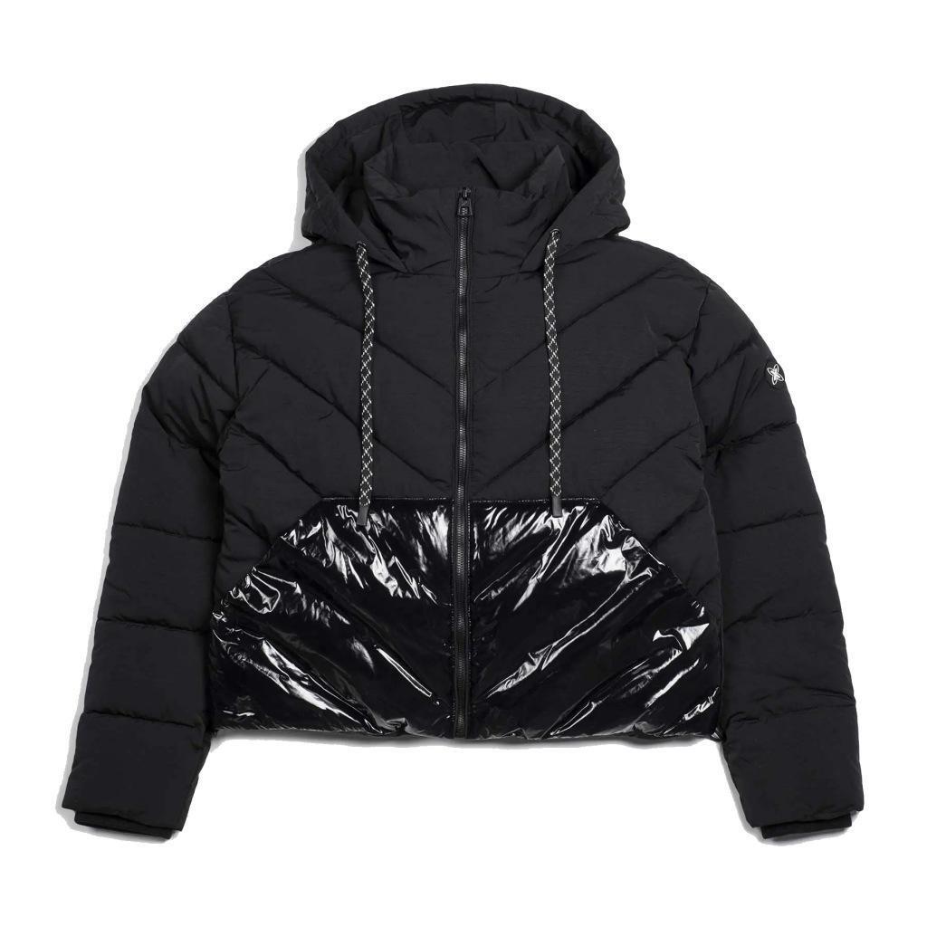 Jaqueta munich modelo puffer snow cor preto