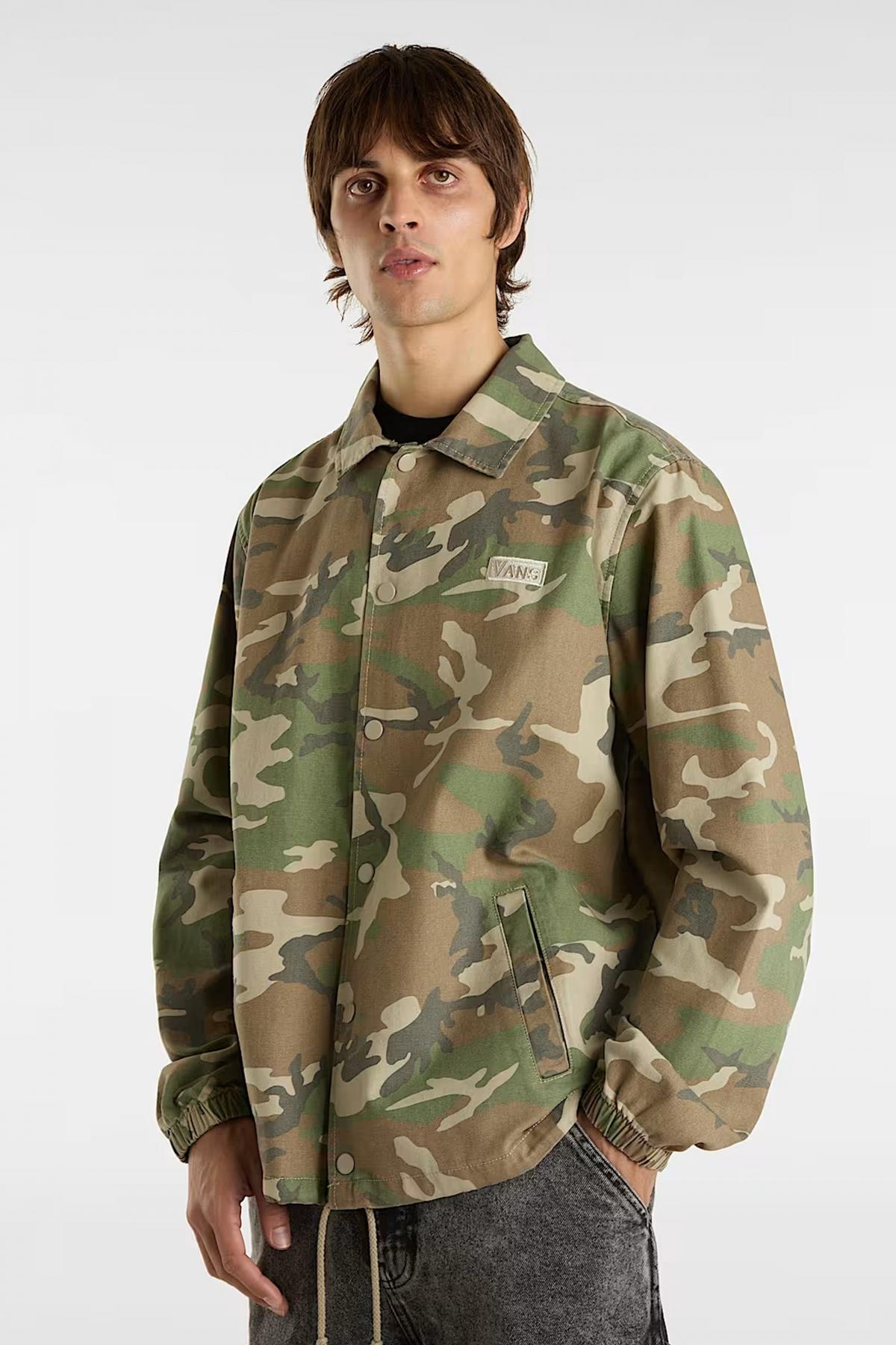 Veste Vans Modèle Torrey Canvas Coach Ja Couleur Vert 5/5