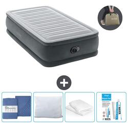 Matelas gonflable Intex Plush Elevated - 1P - 191x99x46 cm + Accessoires CB38