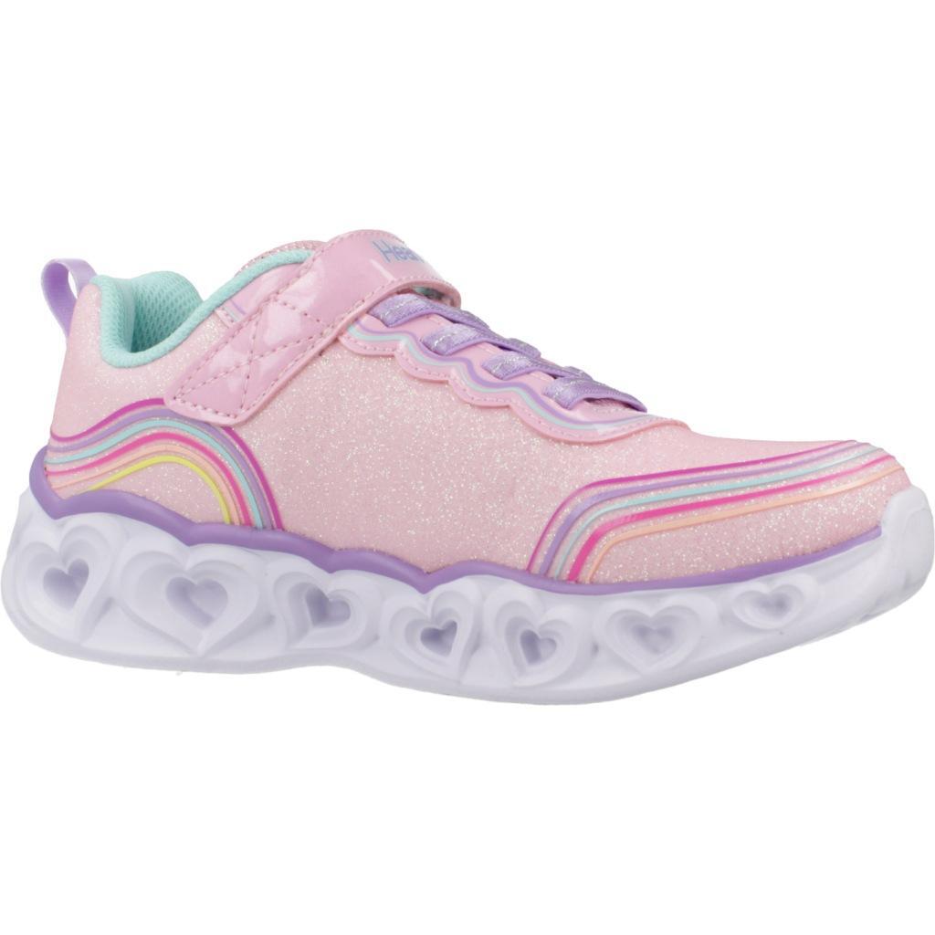 Sneakers Skechers Modell Heart Lights - Retro Farbe Rosa 5/5