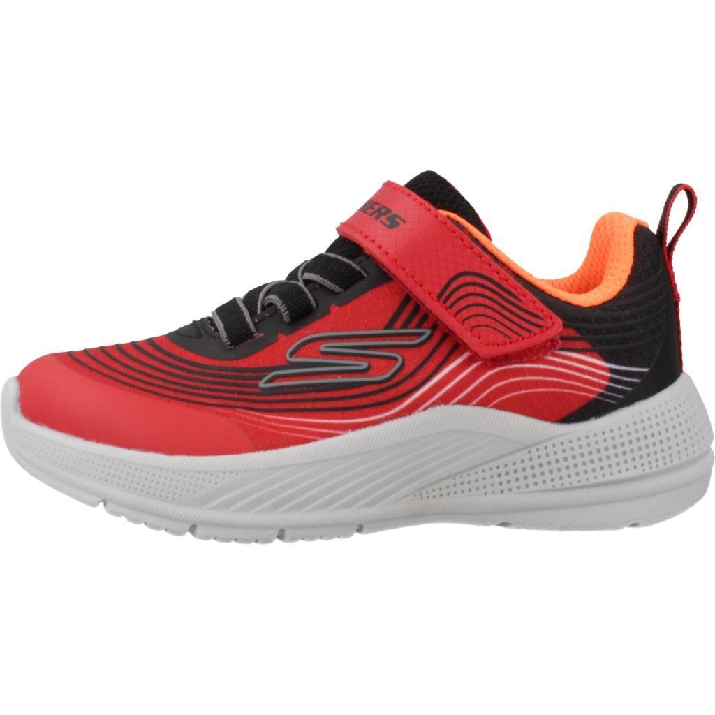 Ténis Skechers Modelo Microspec Advance Cor Vermelho 2/5