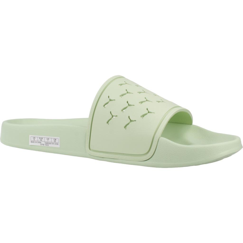 Claquettes Puma Modèle Leadcat 2.0 Cut Out Couleur Vert 5/5