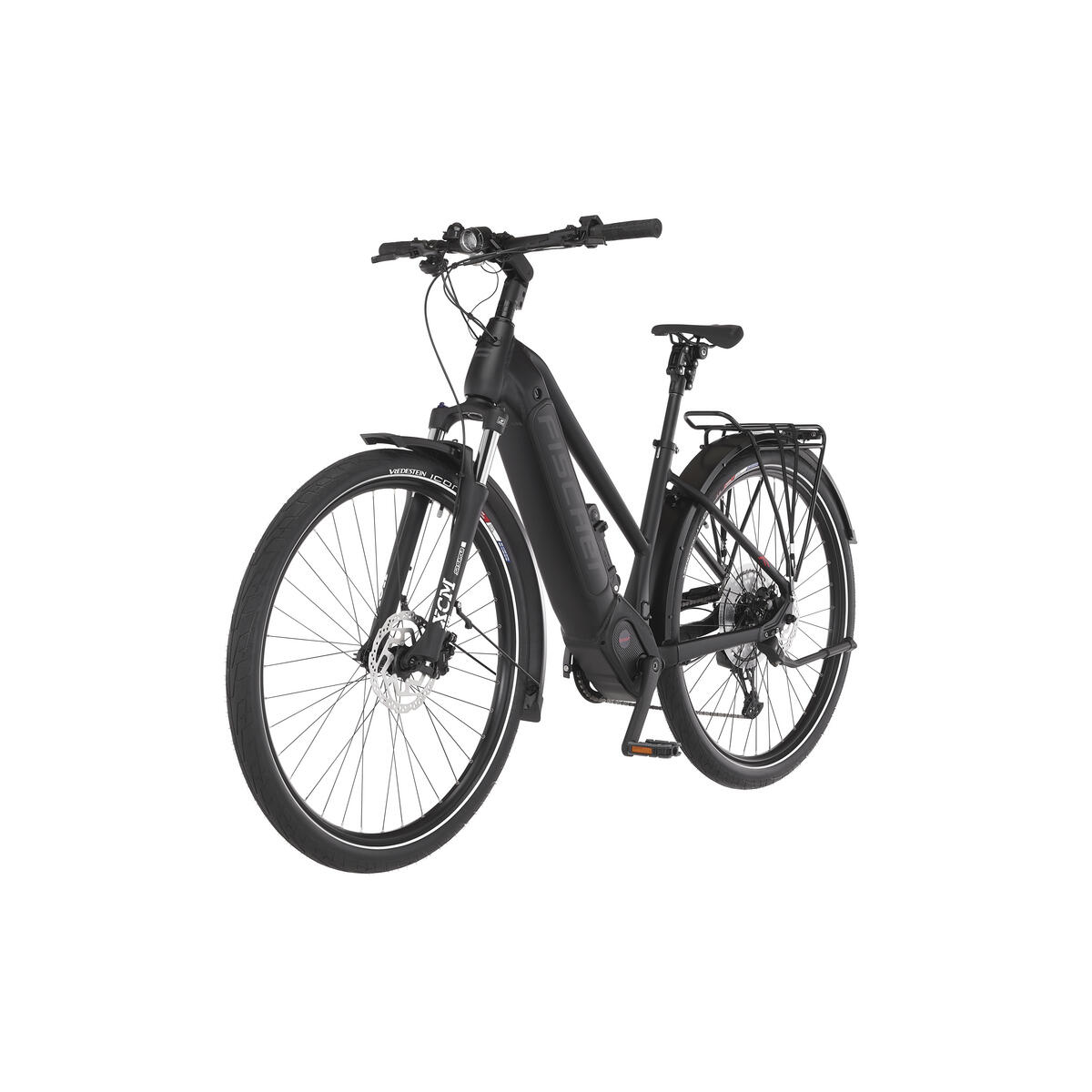Refurbished FISCHER VIATOR N100 E-Bike - black, 28 Zoll, RH 45 cm, 711 Wh 3/8