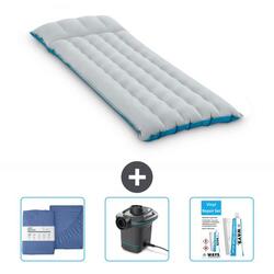 Matelas gonflable Intex Camping - 1P - 184x67x17 cm + Accessoires CB35