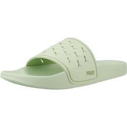 Claquettes Puma Modèle Leadcat 2.0 Cut Out Couleur Vert