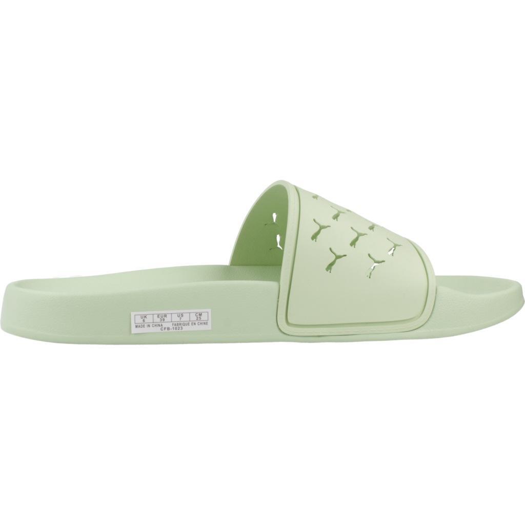 Claquettes Puma Modèle Leadcat 2.0 Cut Out Couleur Vert 4/5