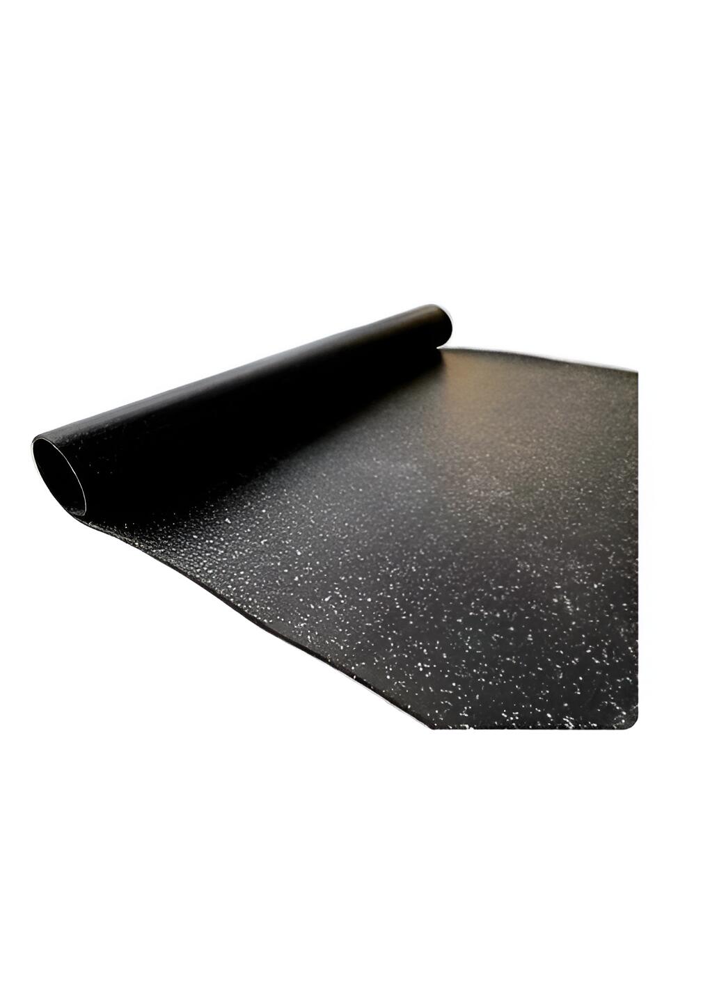 OZIO FITNESS Rollo 10 m Suelo Caucho de 5 mm Grosor con Pintas Blancas Fitness 2/3