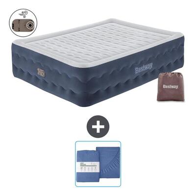 Luchtbed bestway - 2p - 203x152x51 cm + accessoire cb26