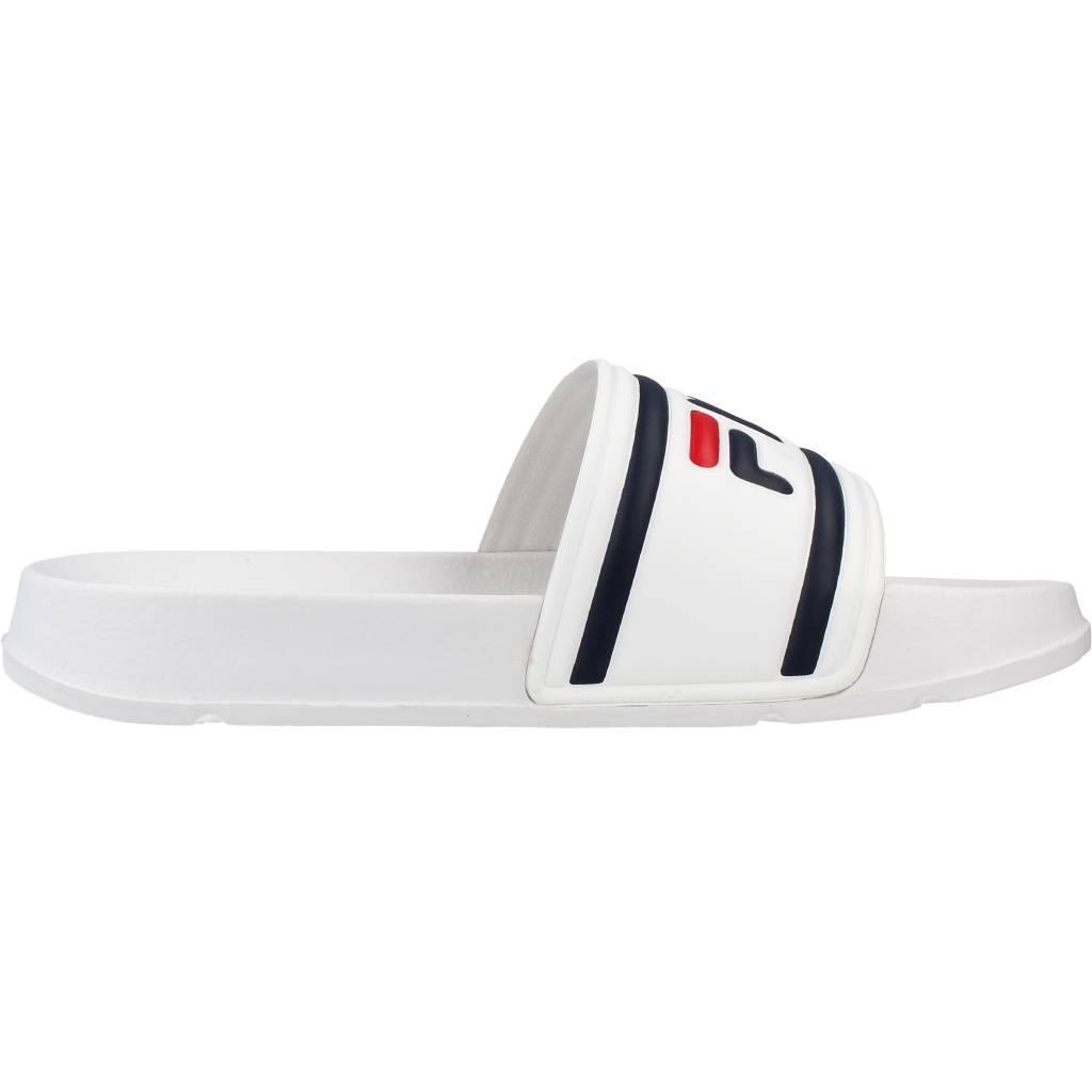 Claquettes Fila Modèle Morro Bay Slipper Couleur Blanc FILA