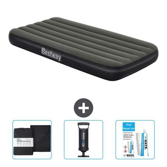 Matelas gonflable Bestway - 1P - 188x99x25 cm + Accessoires CB7