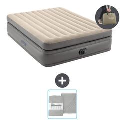 Matelas gonflable Intex Prime Comfort - 2P - 203x152x51 cm + Accessoires CB25