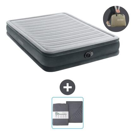 Luchtbed Intex Plush Mid - 2P - 203x152x33 cm + Accessoire CB23