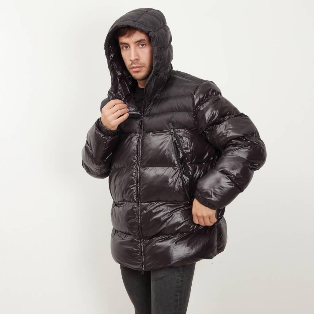 Veste Geox Modèle M2628k Tc162 M Sile Hood Jacket Couleur Noir 3/5