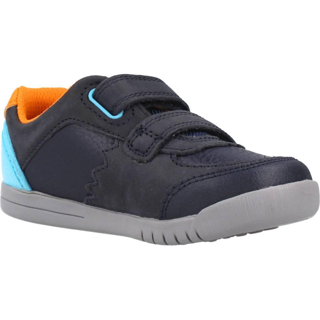 Buty CLARKS REX QUEST T Niebieski 5/5