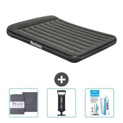 Luchtbed bestway - 2p - 191x137x30 cm + accessoires cb11