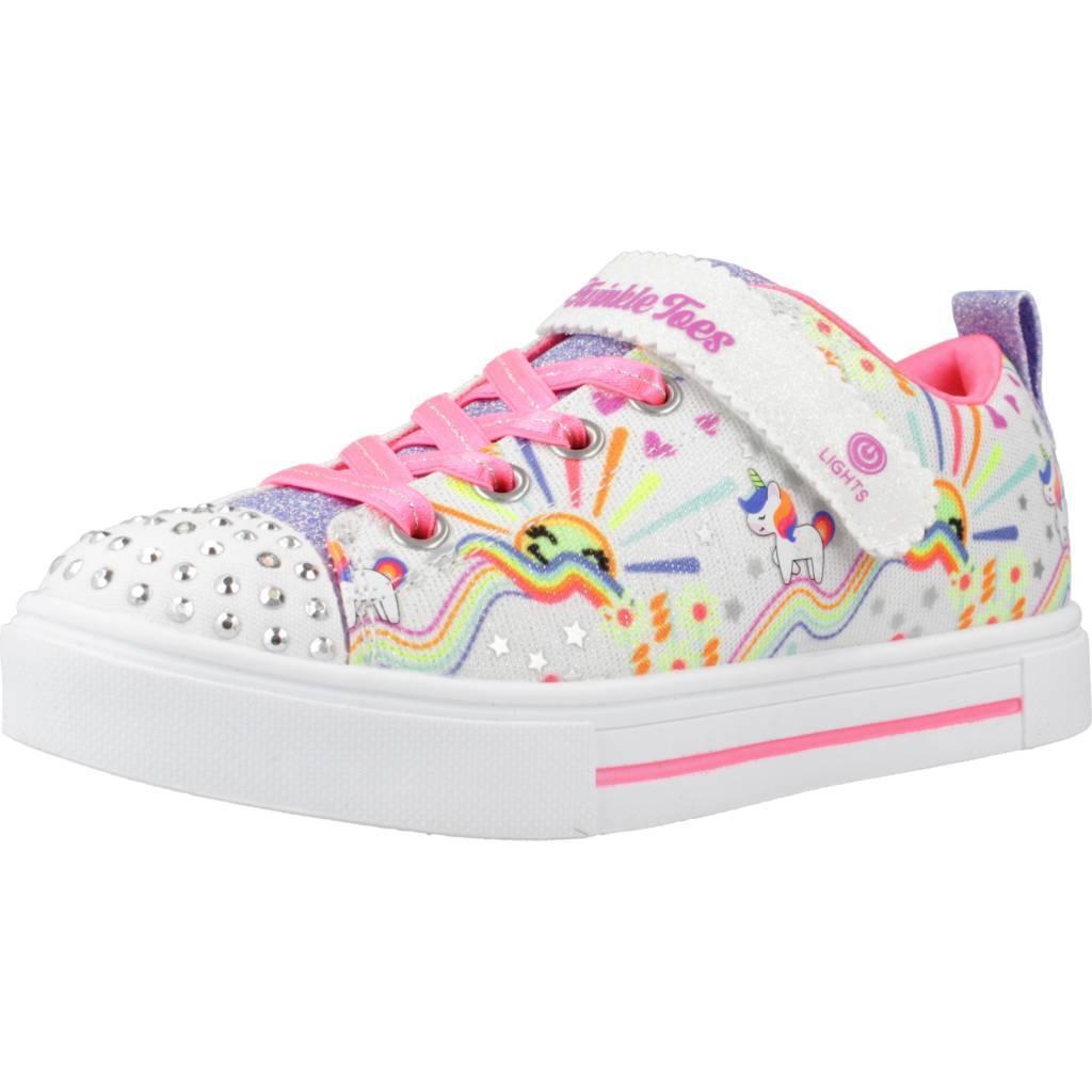 SKECHERS Scarpe Da Ginnastica Skechers Modello Twinkle Sparks - Unicorn Colore Bianco