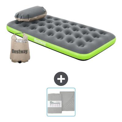 Luchtbed bestway - 1p - 188x99x22 cm + accessoire cb25
