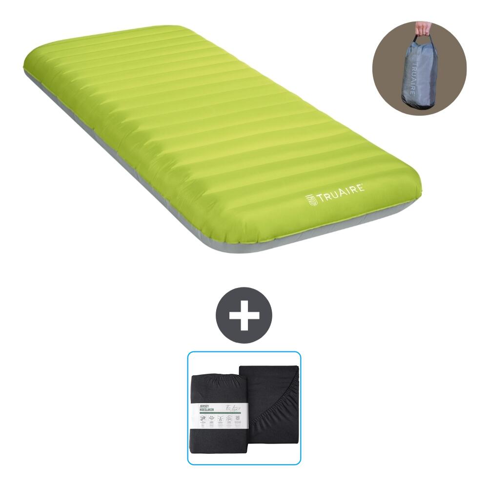 Intex - Matelas Gonflable Intex Truaire - 1p - 191x76x17 Cm + Accessoires Cb22 - Matelas Gonflable - Vert - No Size - Decathlon