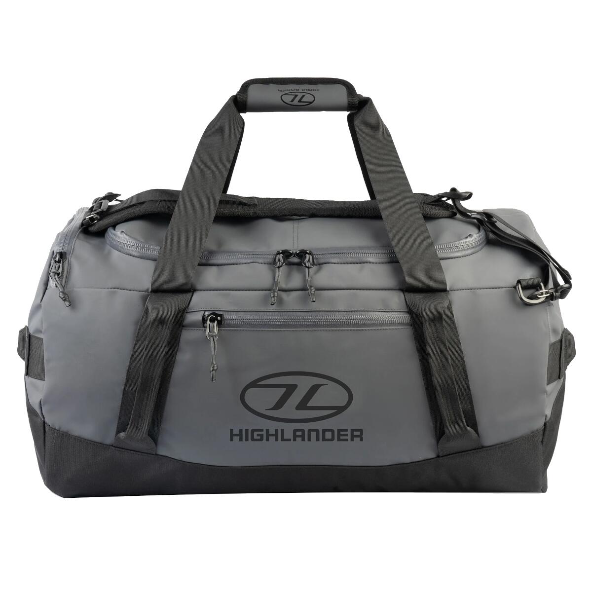 Highlander - Sac De Week-end Hauler Duffel – 65 Litres – Gris Foncé - Sac De Sport - Gris - 65 L - Decathlon