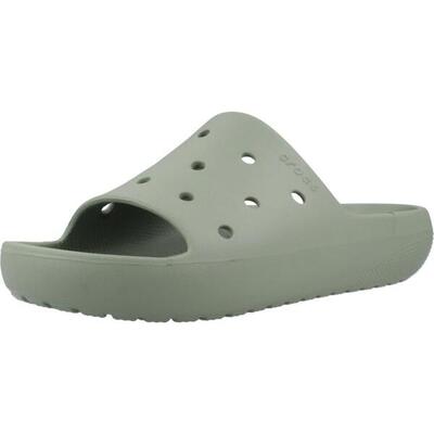 Chanclas Mujer Crocs Classic Slide V2 Beis