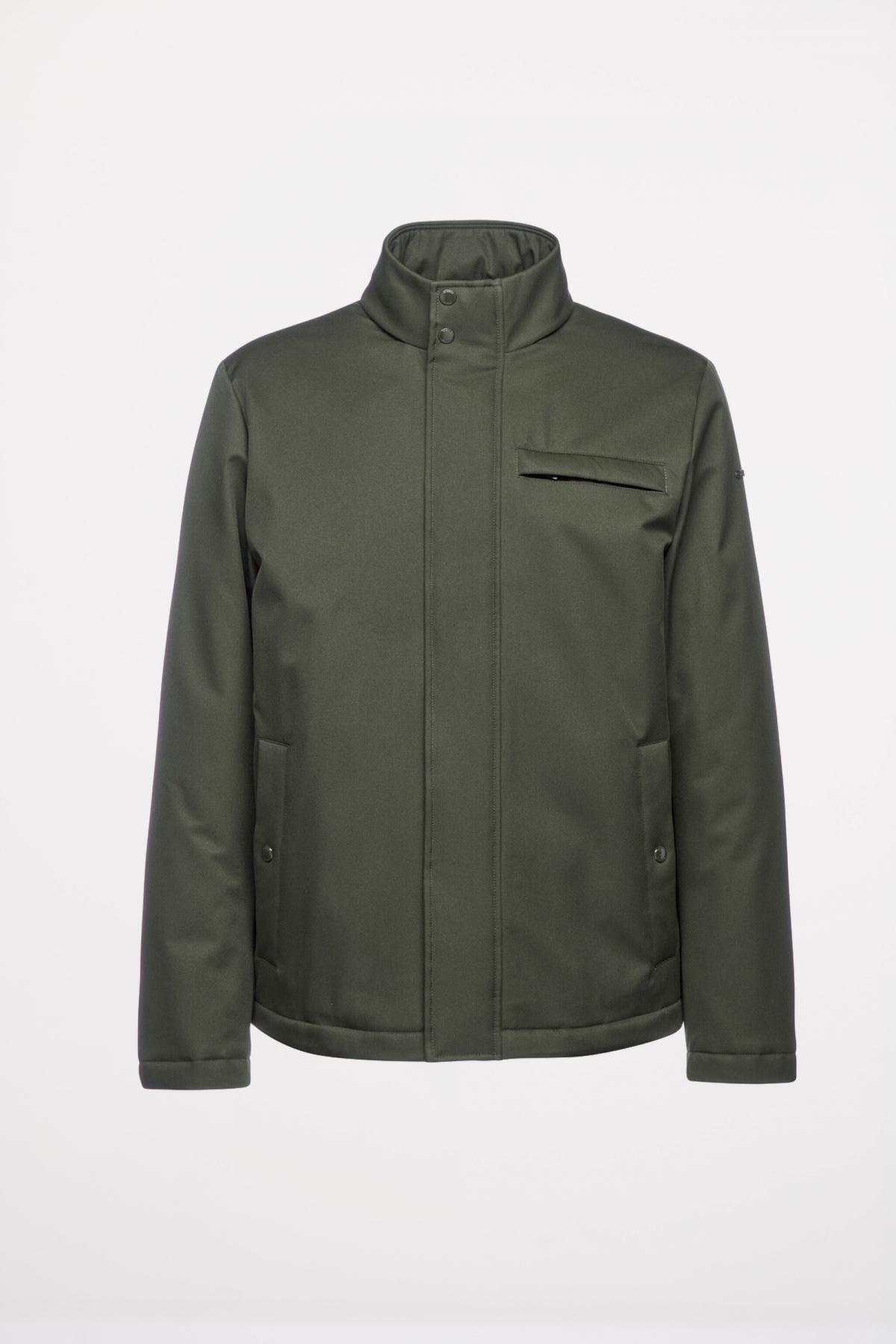 Jaqueta Geox Modelo M Vincit Short Cor Verde 3/4