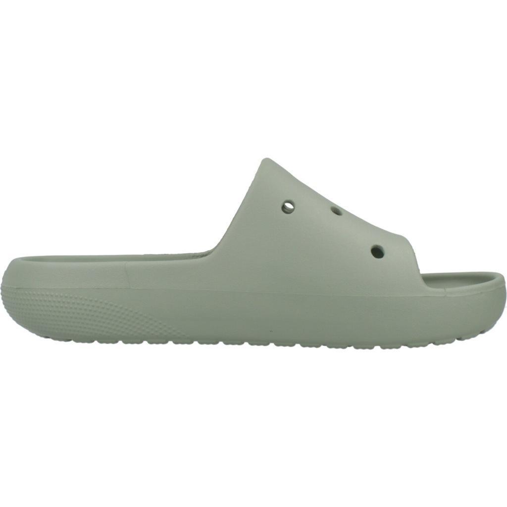 Claquettes Crocs Modèle Classic Slide V2 Couleur Vert 4/5