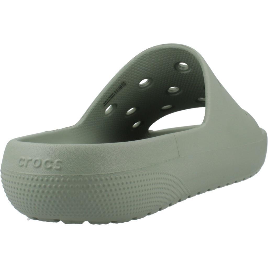 Claquettes Crocs Modèle Classic Slide V2 Couleur Vert 3/5