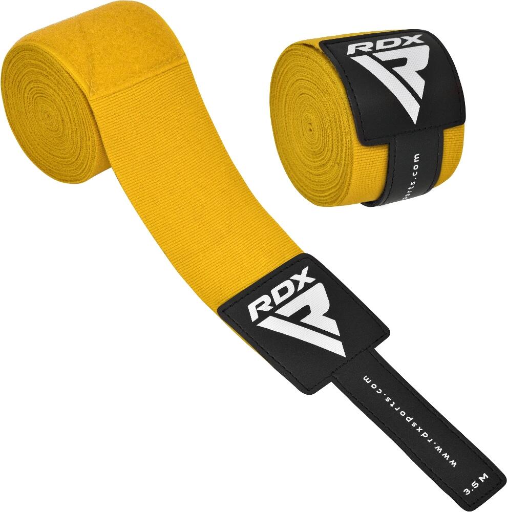 Boxing Hand Wraps RDX IBA-1 Yellow 2.5m 2/5