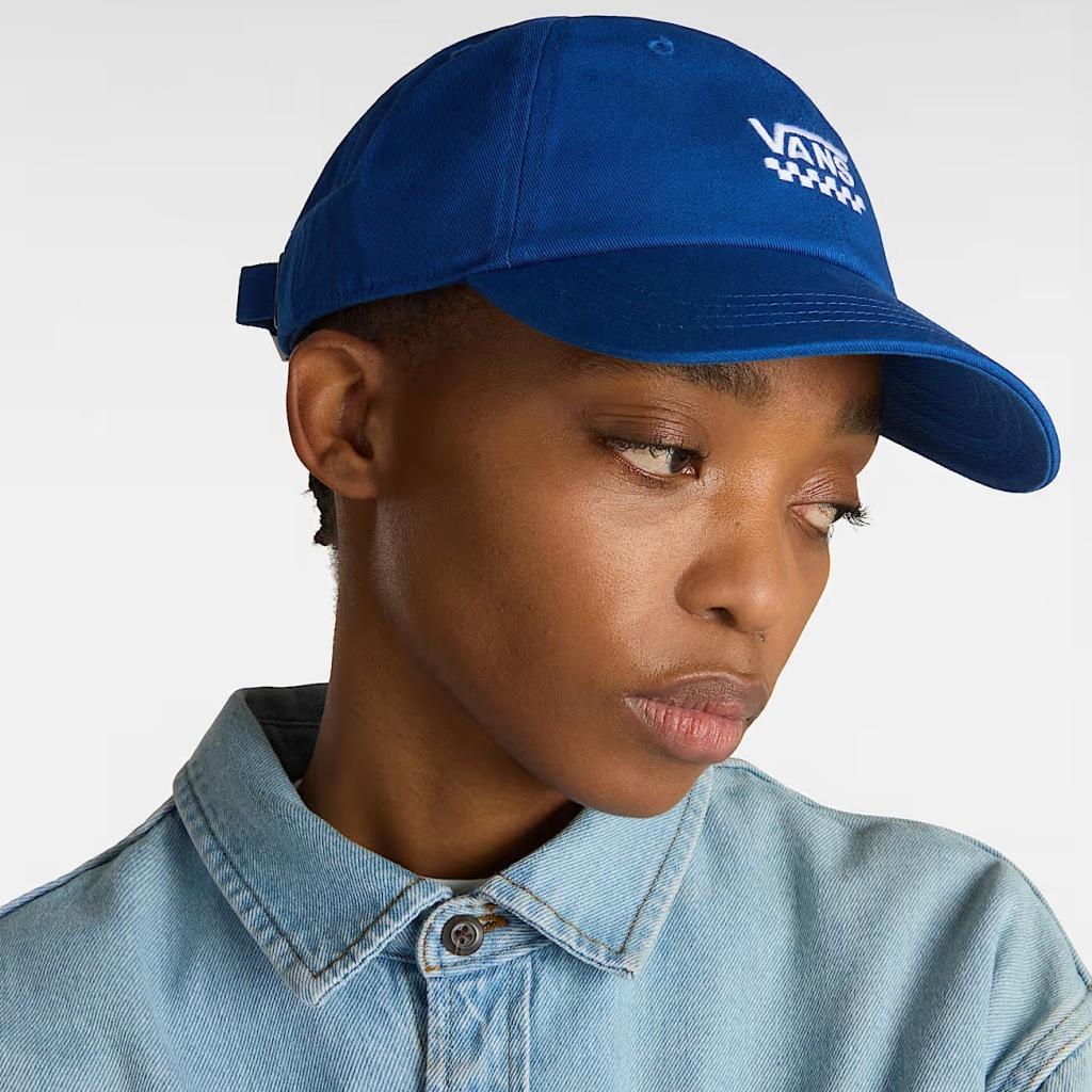 Bonnet Vans Modèle Court Side Curved Bill Couleur Bleu 4/5