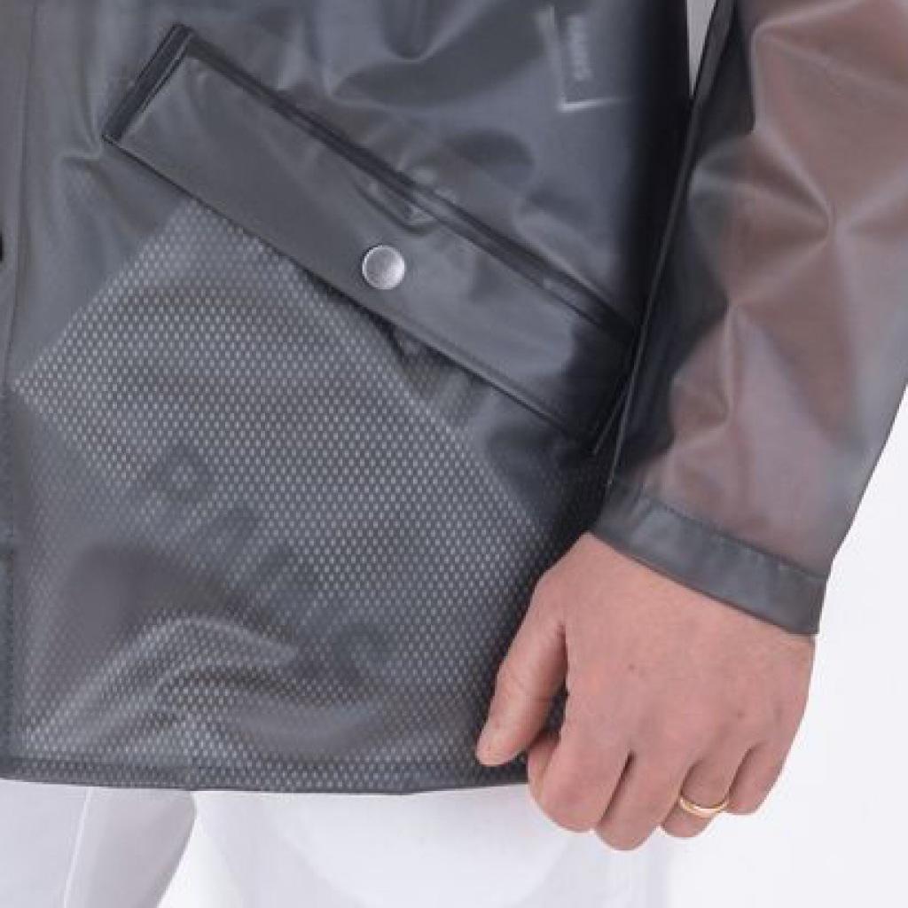 Veste Rains Modèle Jacket V3 Couleur Gris 4/5