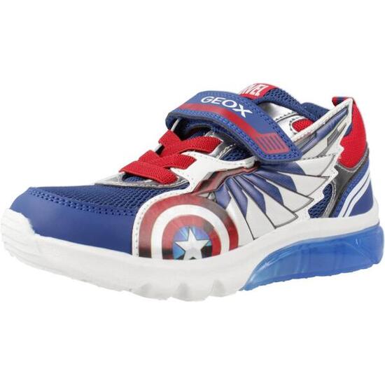 Baskets Geox Modèle J Ciberdron B Couleur Bleu