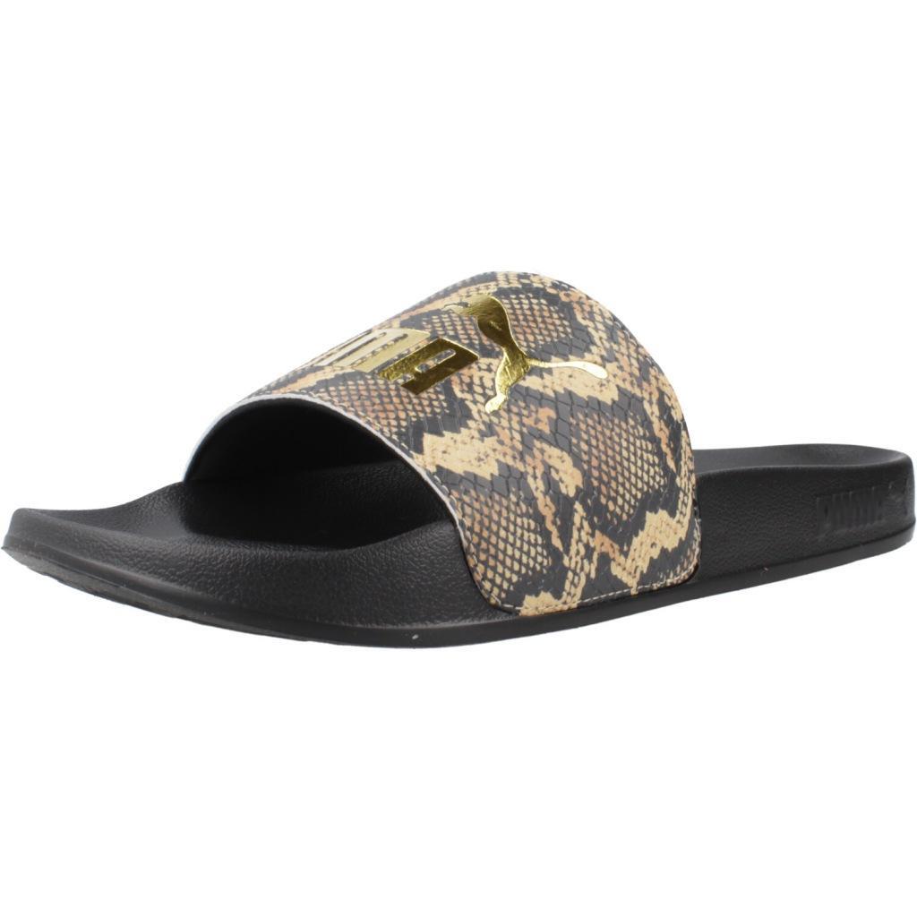 Chinelos puma modelo leadcat 2.0 snake chic cor preto