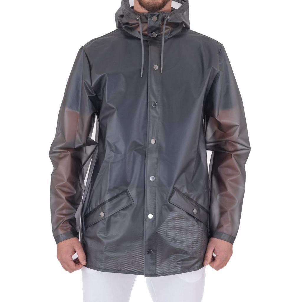RAINS Giacca Rains Modello Jacket V3 Colore Grigio