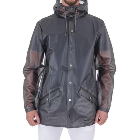 Giacca Rains Modello Jacket V3 Colore Grigio