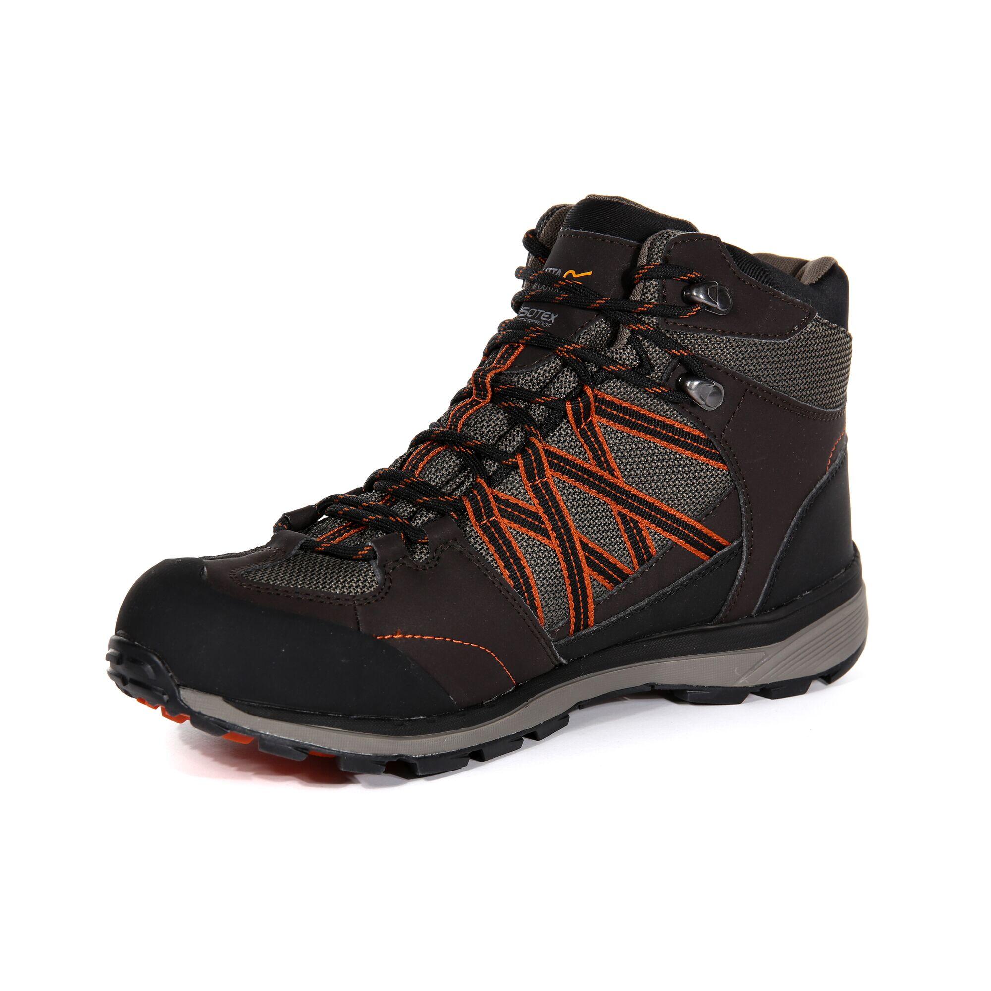 Samaris II Men's Hiking Boots - Dark Brown/Gold 4/6