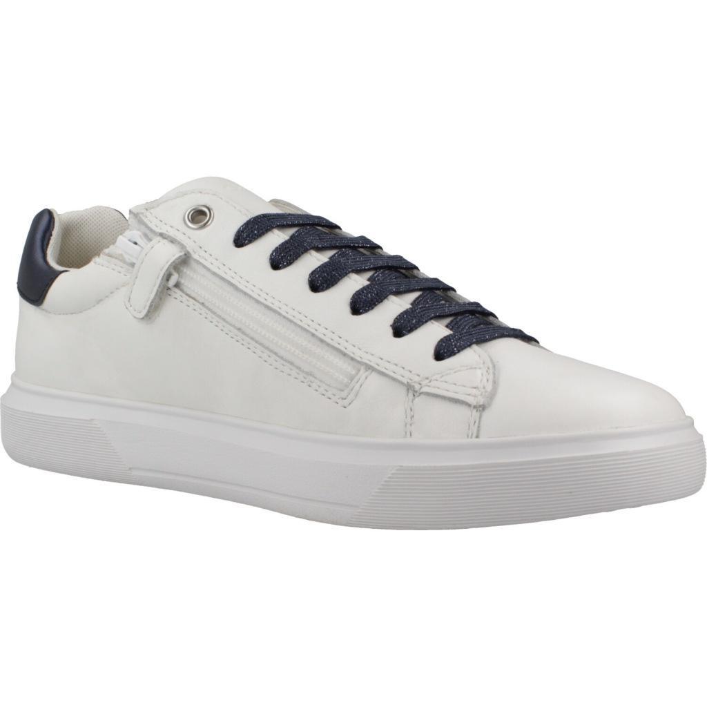 Scarpe Da Ginnastica Geox Modello J Nettuno Girl Colore Bianco 5/5