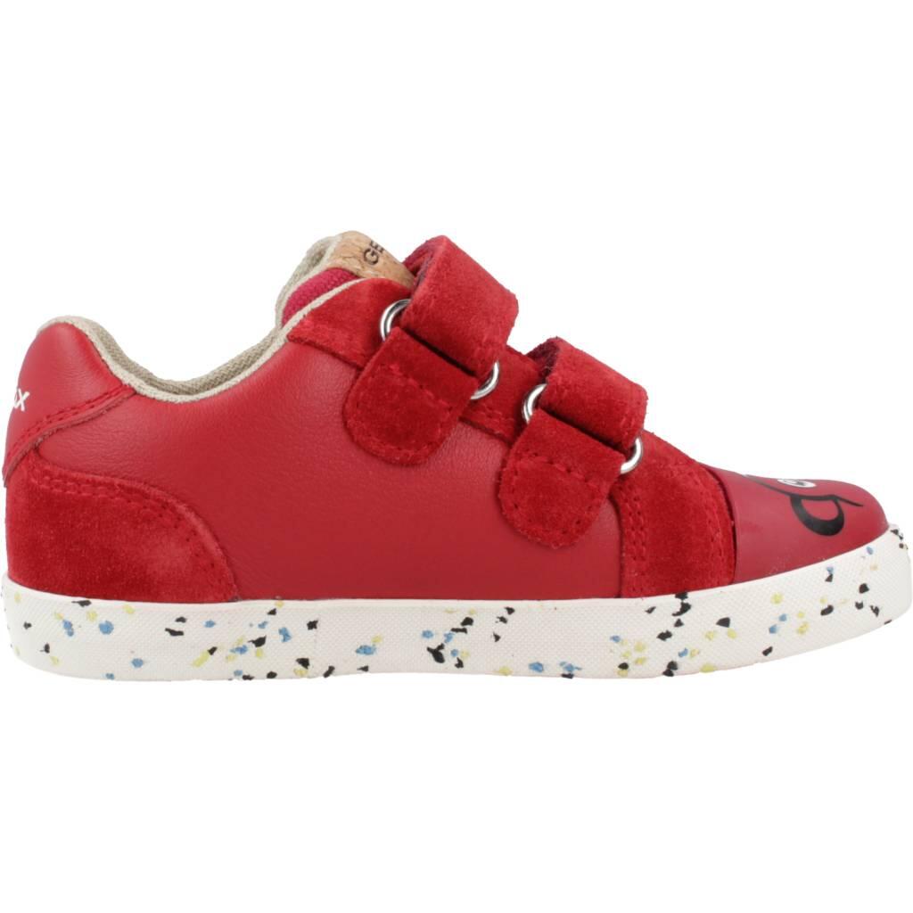 Buty GEOX B.C NAPPA + SUEDE Czerwony 4/5