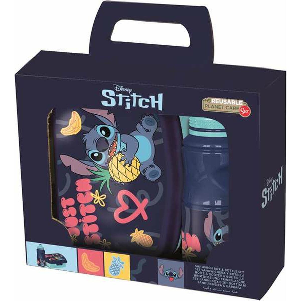 DISNEY Contenitore per il pranzo con Bottiglia Stitch Palms