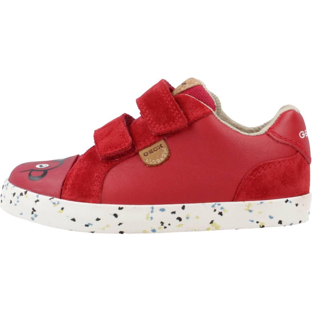 Buty GEOX B.C NAPPA + SUEDE Czerwony 2/5