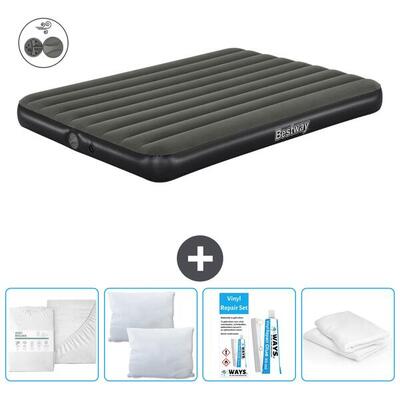 Luchtbed bestway - 2p - 203x152x25 cm + accessoires cb15
