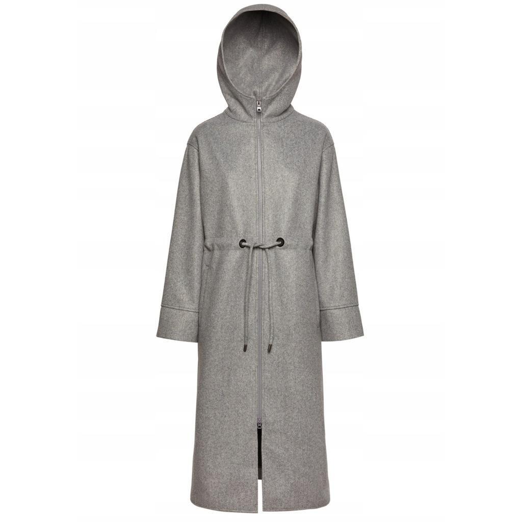 Giacca Geox Modello W Doralea Long Coat Colore Grigio 2/5