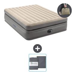Matelas gonflable Intex Prime Comfort - 2P - 203x152x51 cm + Accessoires CB23