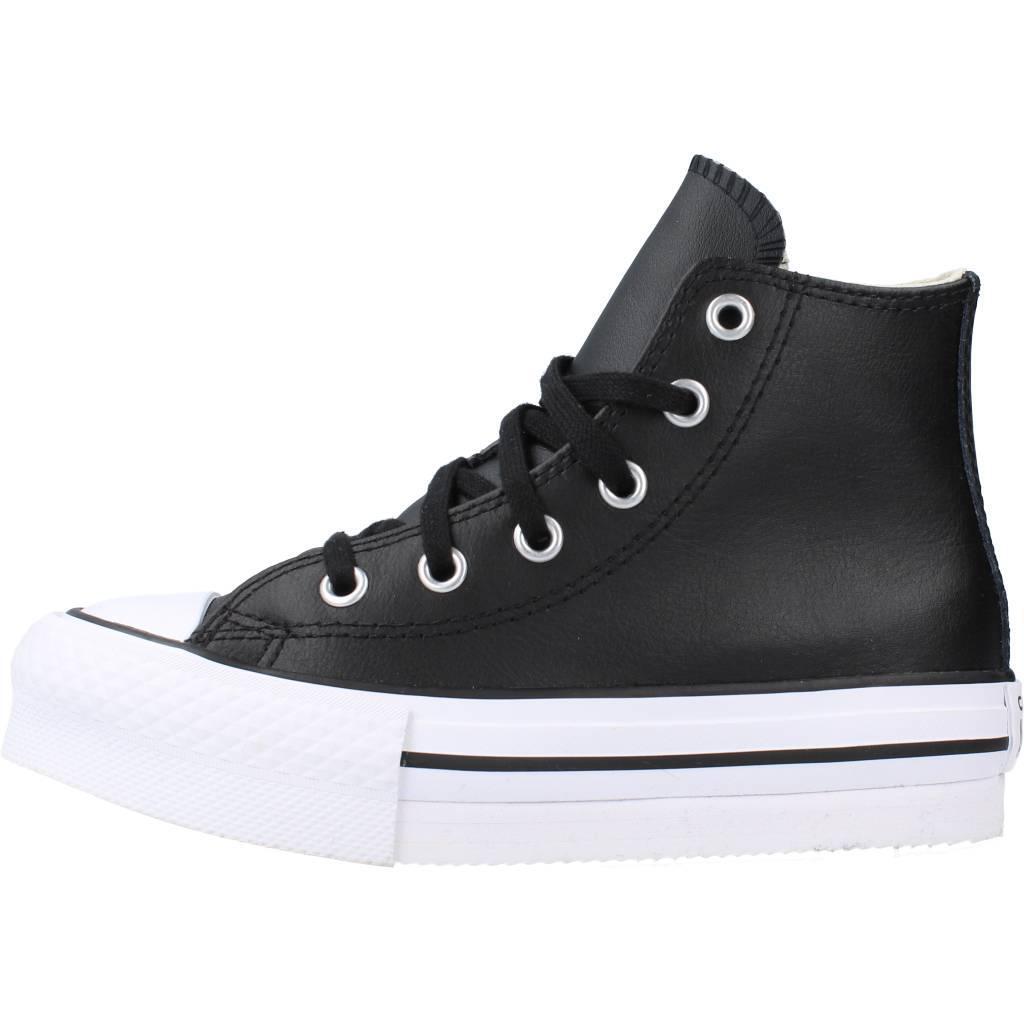 Baskets Converse Modèle Chuck Taylor All Star Lift Platform Couleur Noir 2/5